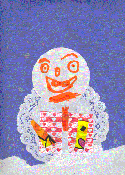 Luke's Snow Person