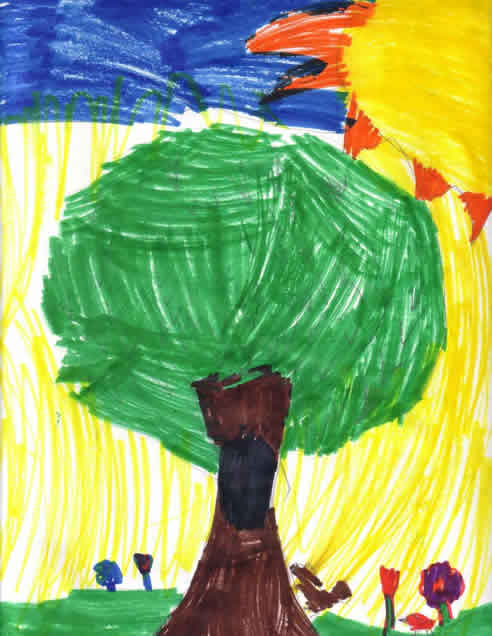 Fall Tree Drawing