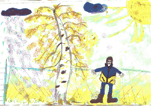 Fall Tree Drawing