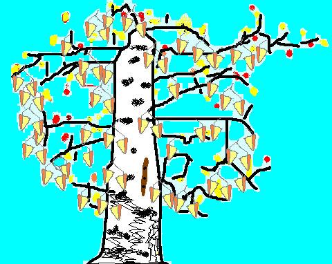 Fall Tree Drawing