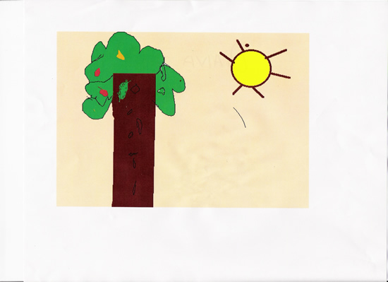 Fall tree drawing