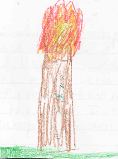 Rachel's Tree Drawing - Fall