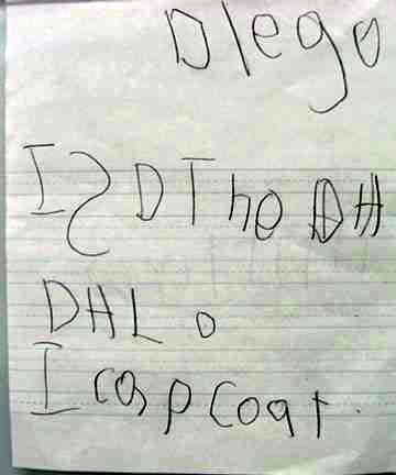Diego's Winter Work
