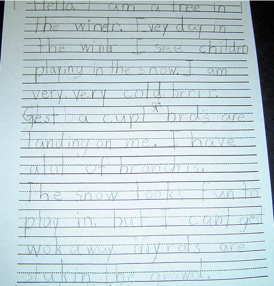 Hattie's Writing