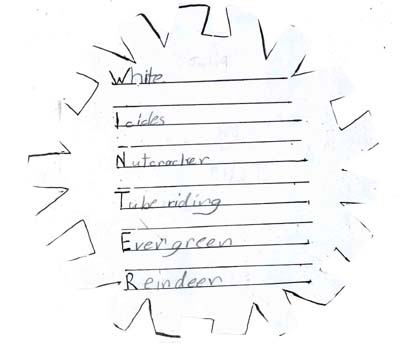 snowflake poem